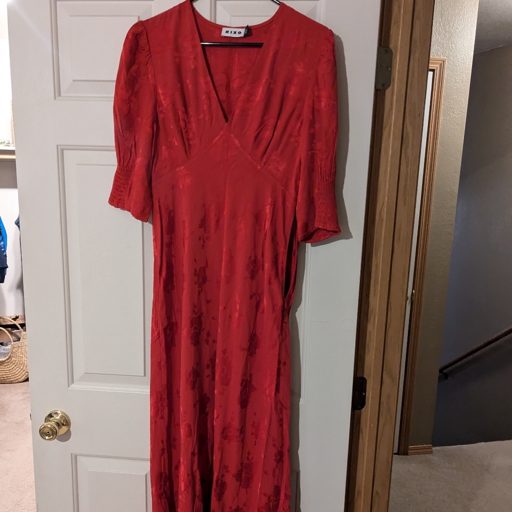 RIXO red dress size M